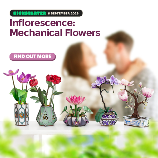 Meet Inflorescence: UGEARS Mechanical Flowers
