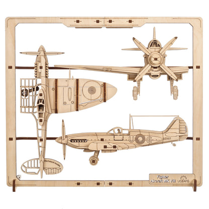 Stíhací letoun 2.5D puzzle